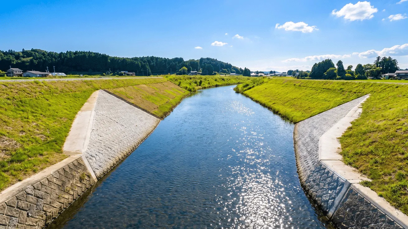 味明川築堤工事