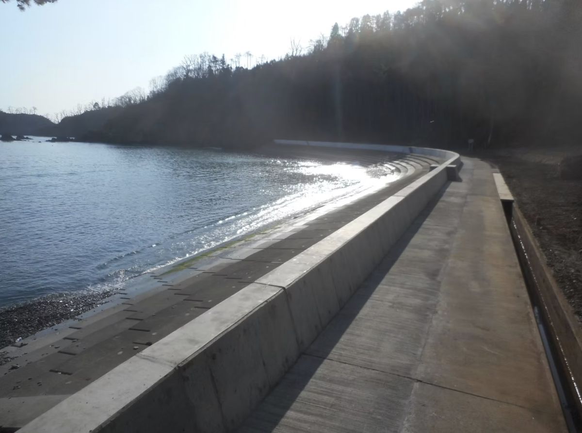 南三陸町田の浦地内海岸復旧工事