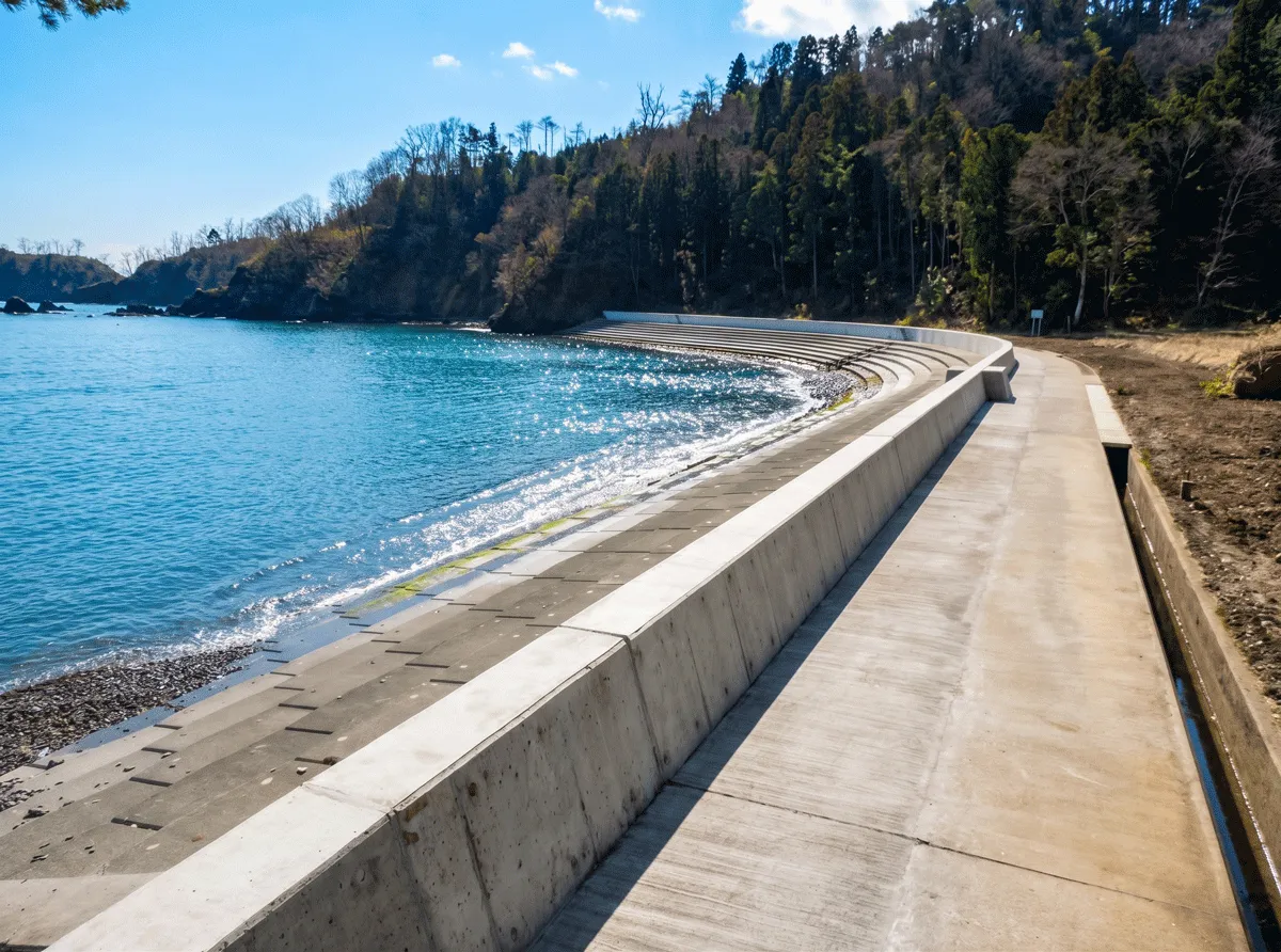 南三陸町田の浦地内海岸復旧工事
